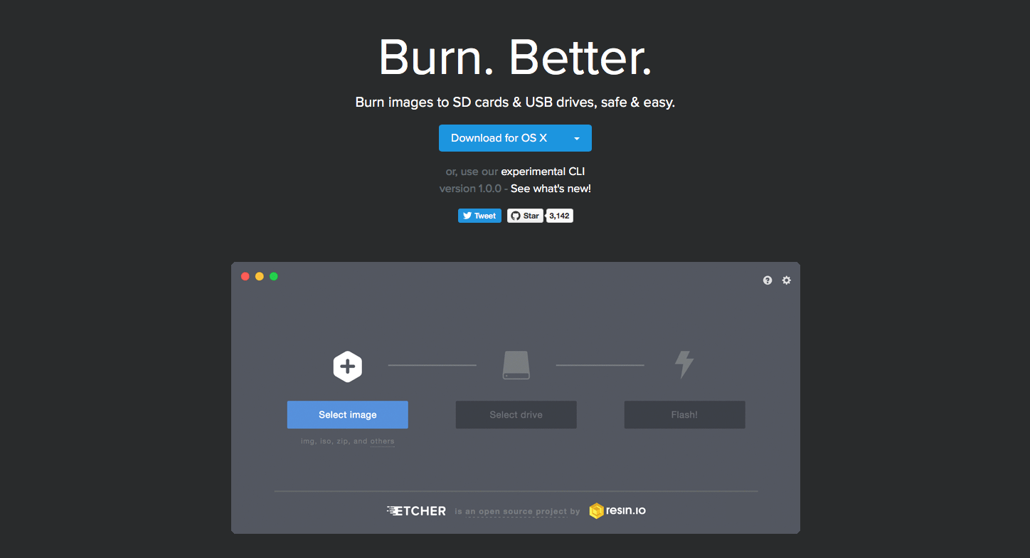 Etcher 1.0 est disponible en version finale ! Etcher 1.0 est disponible en version finale !