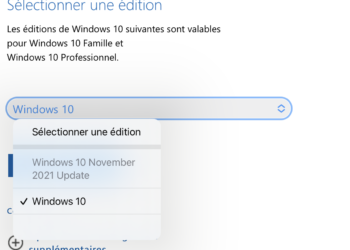 Windows 10 : La mise à jour de novembre 2021 est disponible