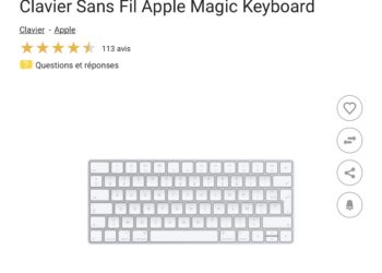 L’ancien Magic Keyboard pour Mac en promotion à -50%