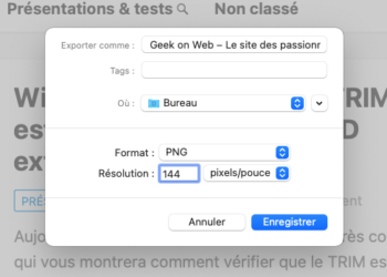 macOS : Capturer l’intégralité d’une longue page web avec Safari