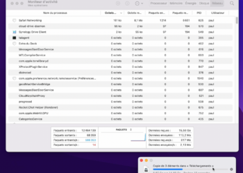 Test de débit en 10Gb/s entre un Synology DS1621+ et le Mac Studio