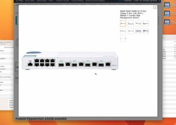 Test de débit entre le Mac Studio et le DS1621+ avec un switch 10Gb/s