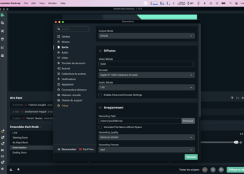 Streaming : La dernière version de Streamlabs prends en charge l’encodage hardware des puces Apple Silicon