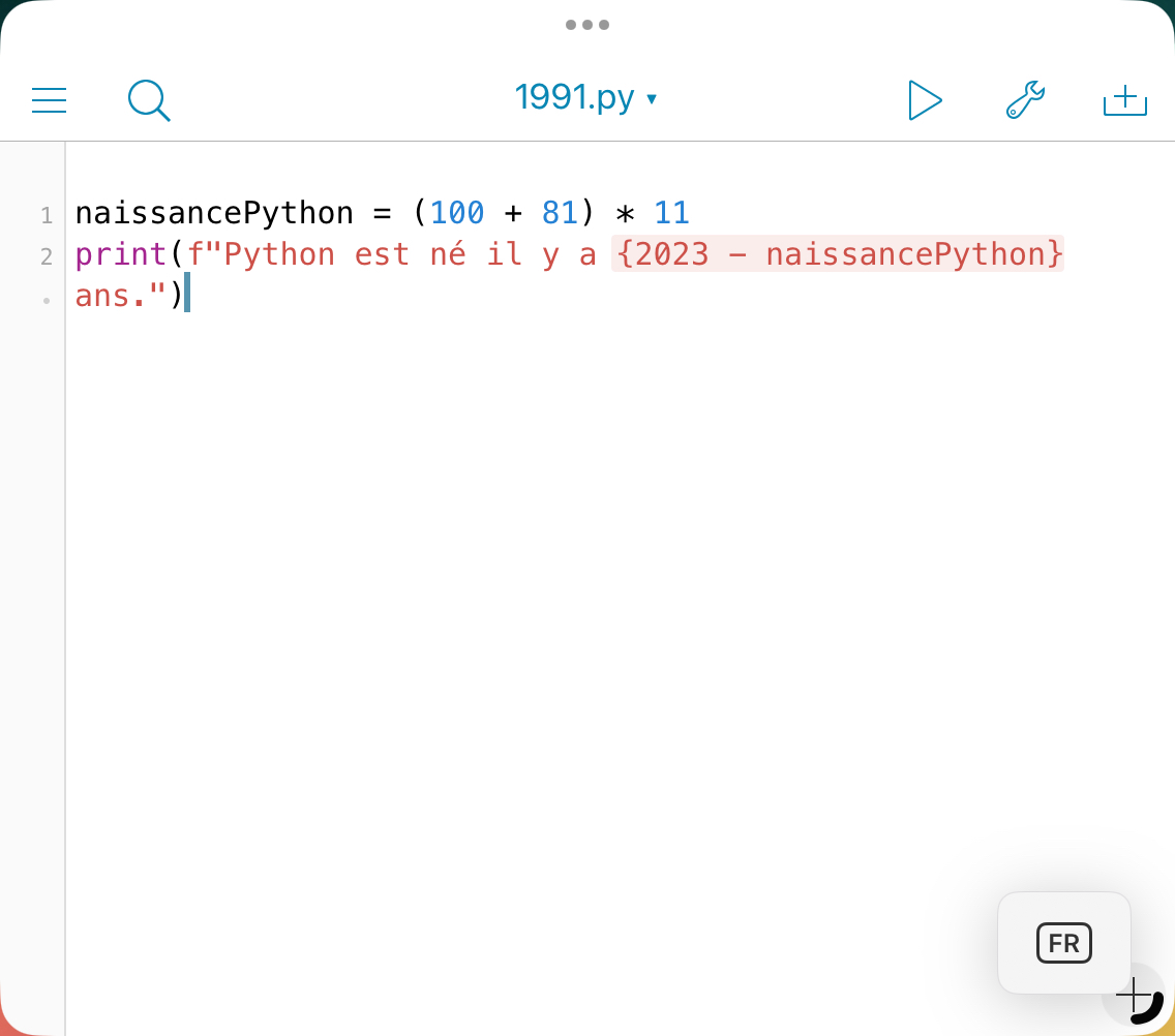 Découverte : un IDE Python sur l’iPad et l’iPhone – Geek on Web